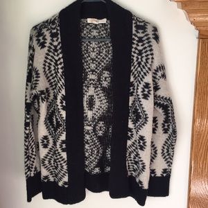 Aztec cardigan sweater